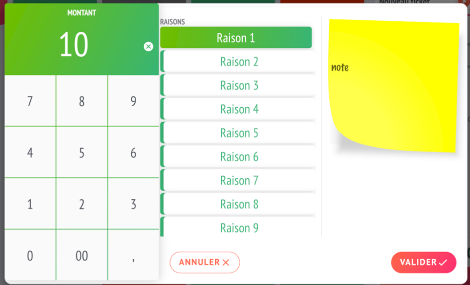 Gestion des mouvements de la journée avec Restomax